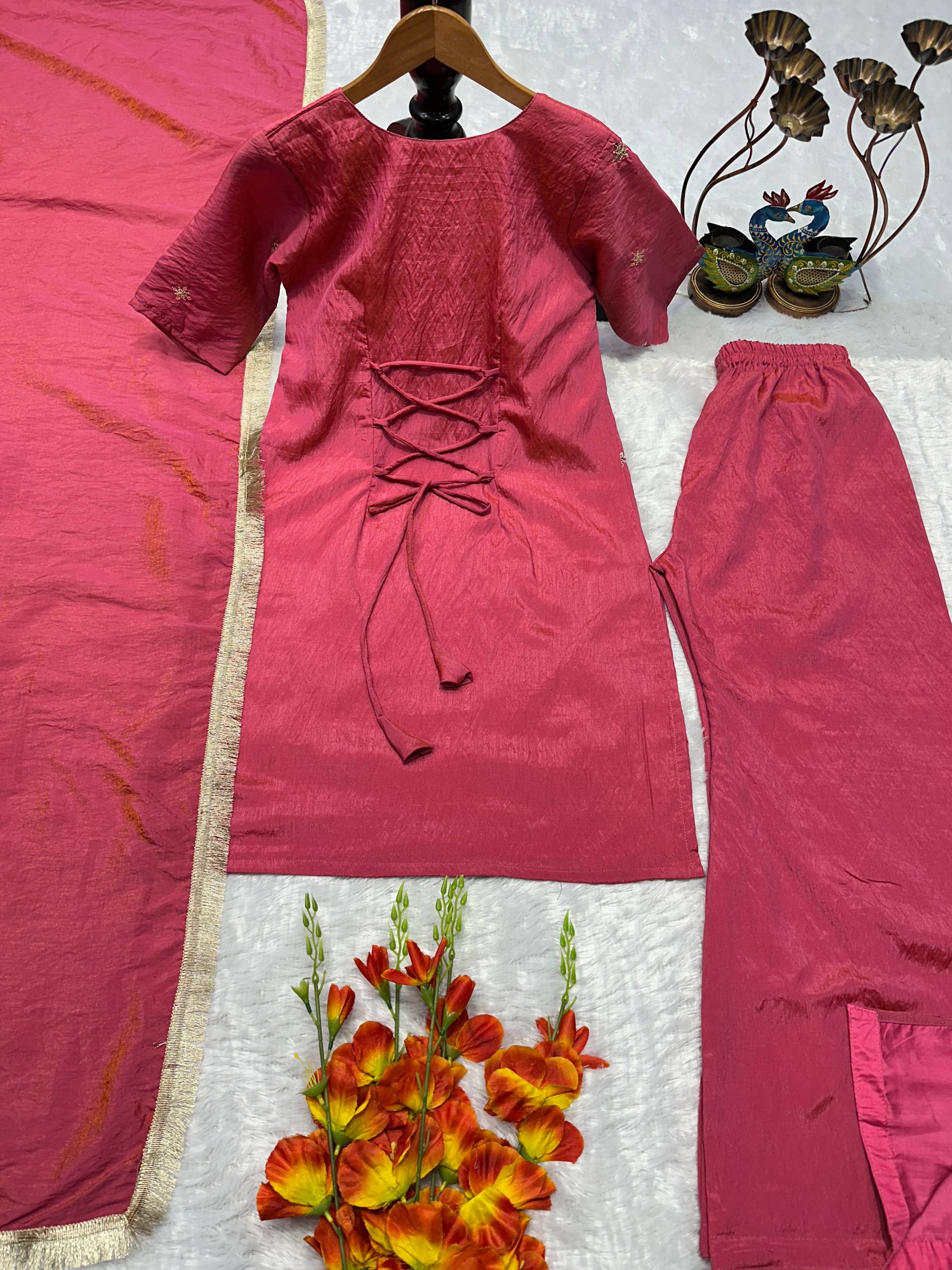 Urban Flamingo Pink Palazzo Set